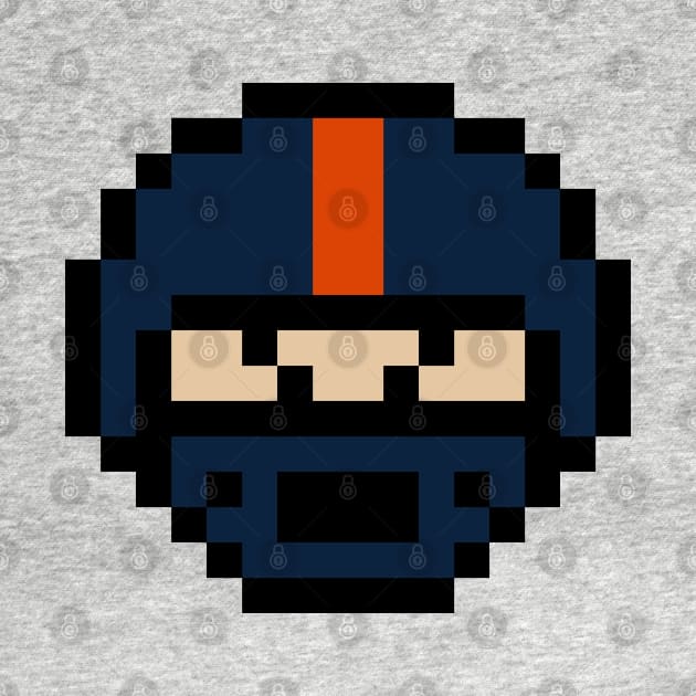 8-Bit Helmet - San Antonio by The Pixel League